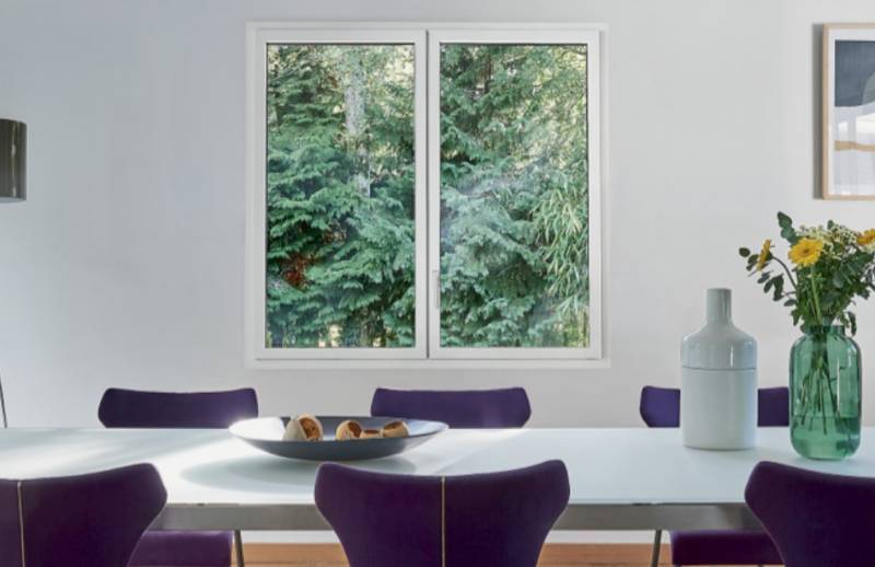 Fenêtre K-Line aluminium équipée d’un double vitrage haute performance