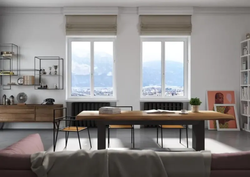 Fenêtre design minimaliste apportant 22 % de lumière en plus dans votre intérieur