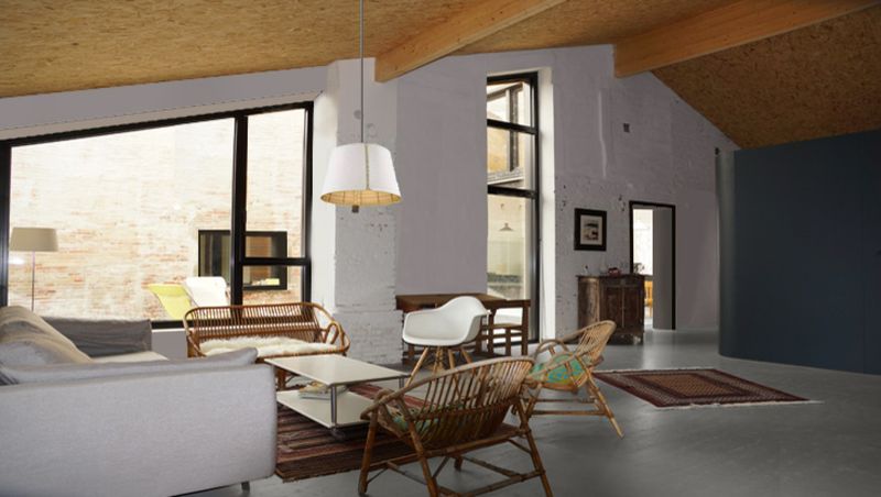 porte et fenêtre aluminium moderne à Pechbonnieu chantier terminé