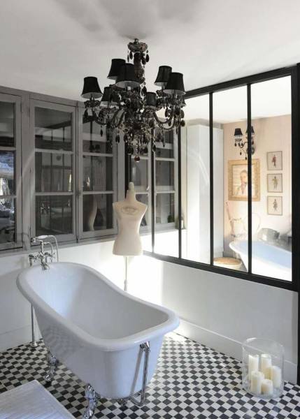 Verrière intérieure en Aluminium Noir 