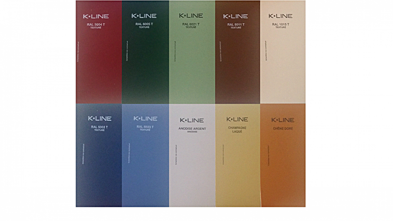Nuancier de couleurs pour menuiseries en Aluminium à Balma