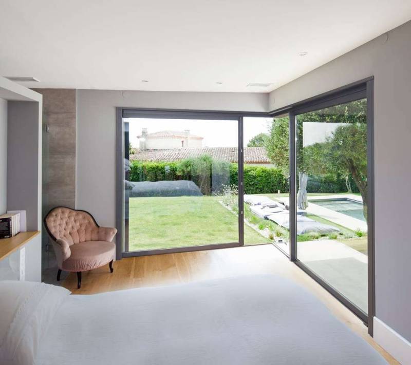 Coulissant d'angle en Aluminium 